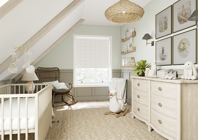 Puddle Down, Trellis Down - Roller Blind - Image 7